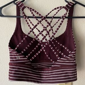 Lululemon free to be wild long line bra